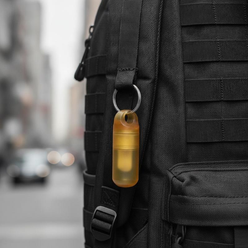 Edc Pill Carry - Small PEI Pill Bottle Multifunctional Storage