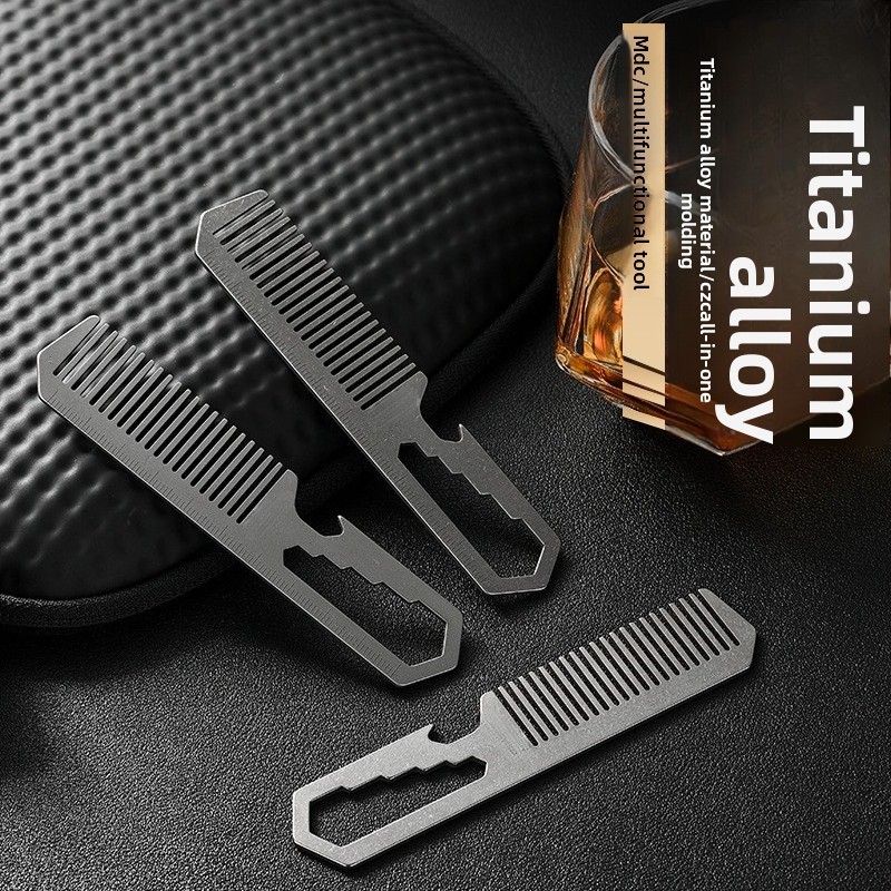 New Titanium Alloy Multifuncti - огляд і ціна Comb Pocket Titanium
