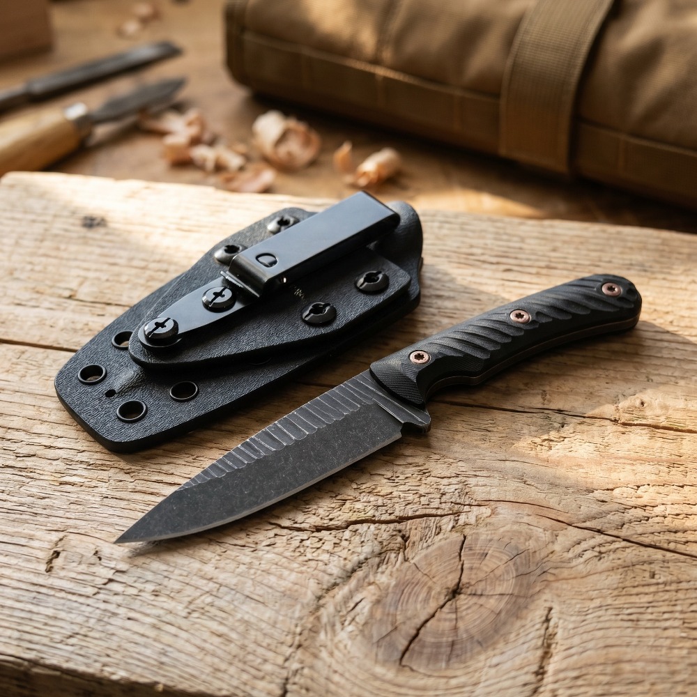Full Tang Bushcraft Knife D2 B - огляд і ціна Edc Concealed Carry Knife