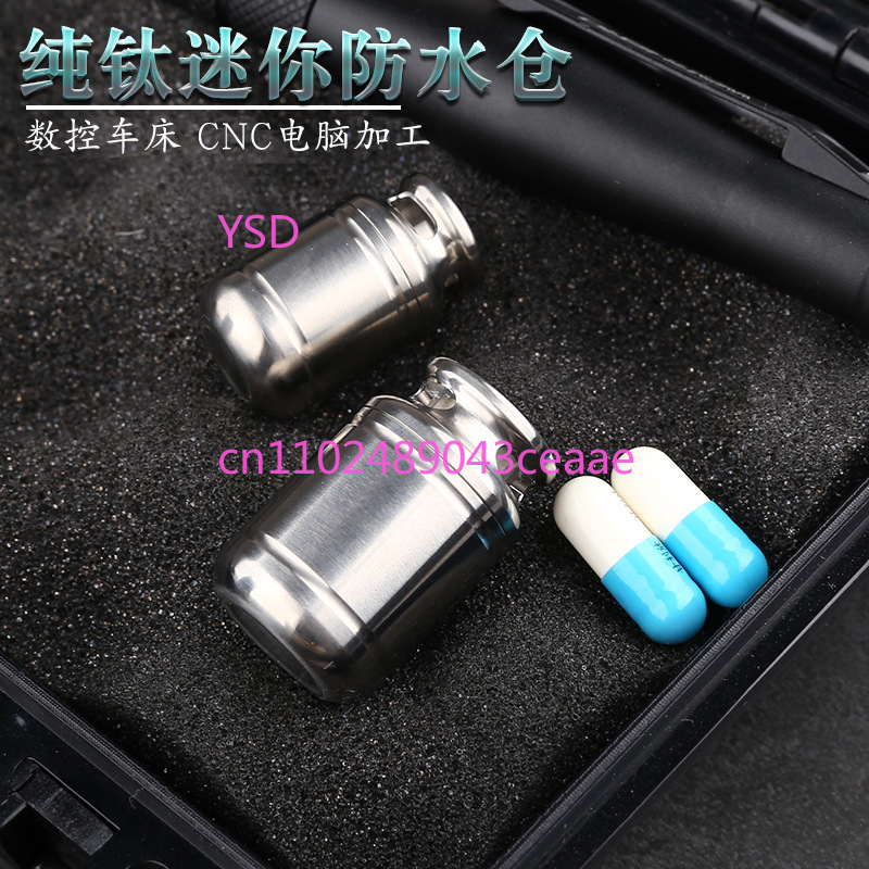Mini Titanium Waterproof Pill  - огляд і ціна Edc Pill Carry