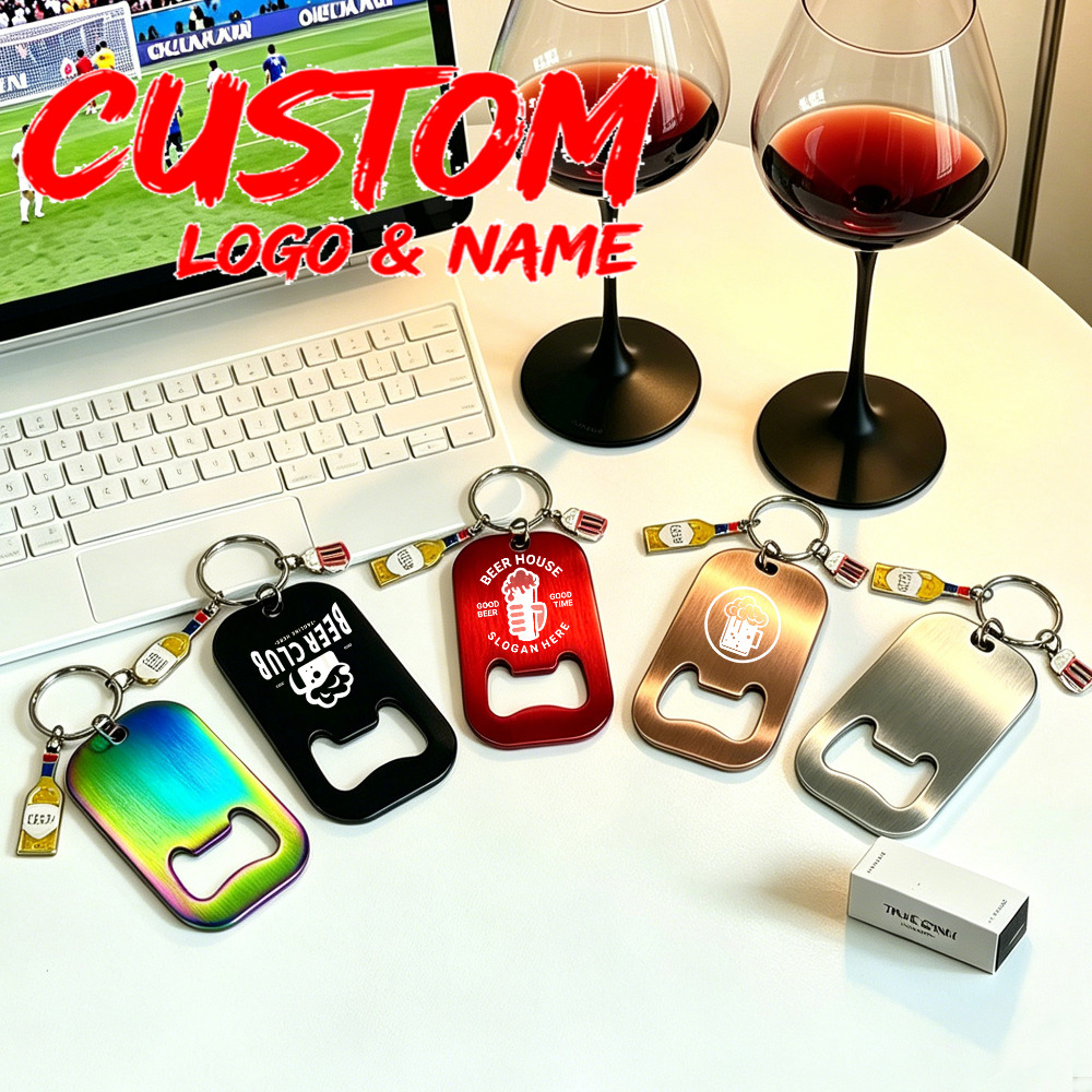 Personalized Stainless Steel B - огляд і ціна Bottle Opener Keyring