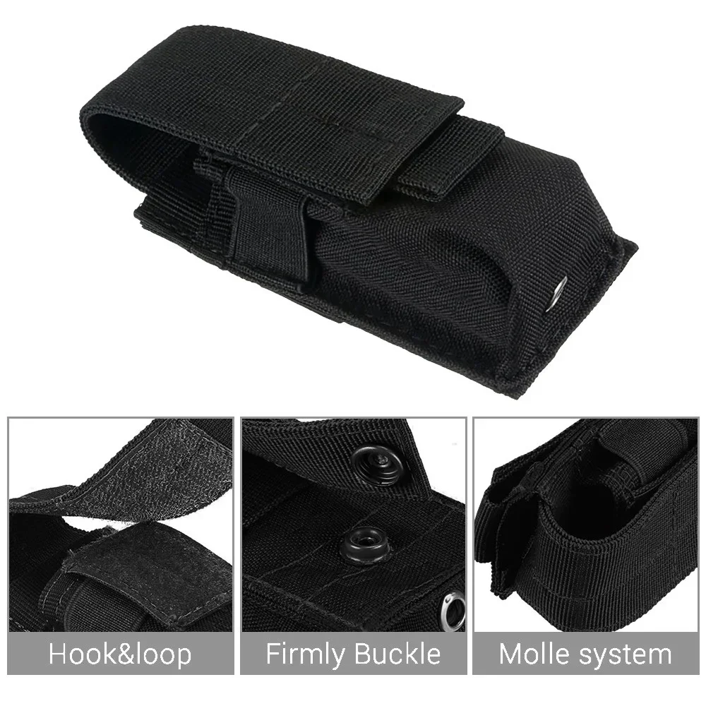 Tactical Molle Flashlight Pouc - огляд і ціна Edc Concealed Carry Knife