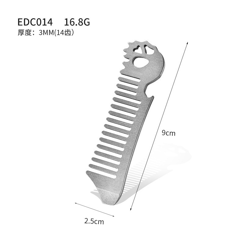 Titanium Alloy Men Oil Head St - огляд і ціна Comb Pocket Titanium
