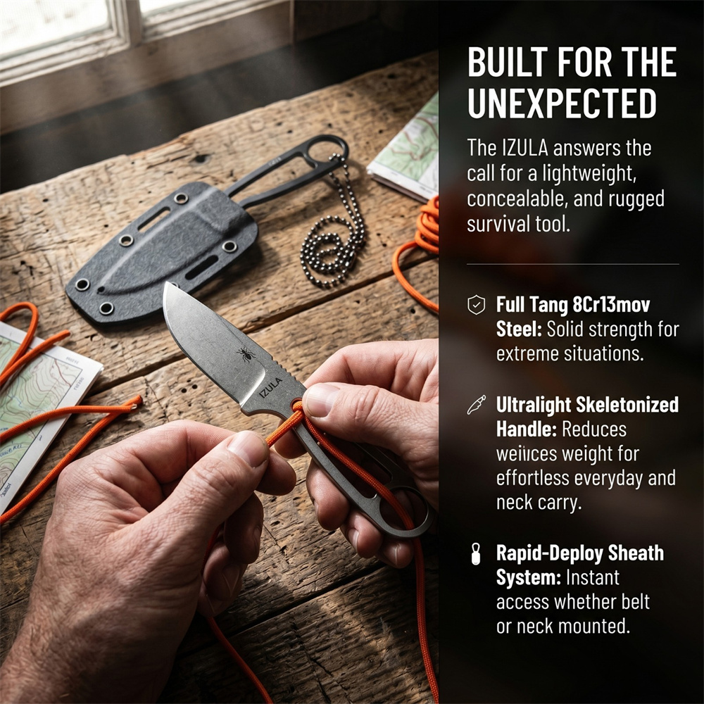 Daily Carry Full Tang Fixed Bl - огляд і ціна Edc Concealed Carry Knife