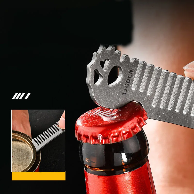 FEGVE Titanium alloy comb with - огляд і ціна Comb Pocket Titanium