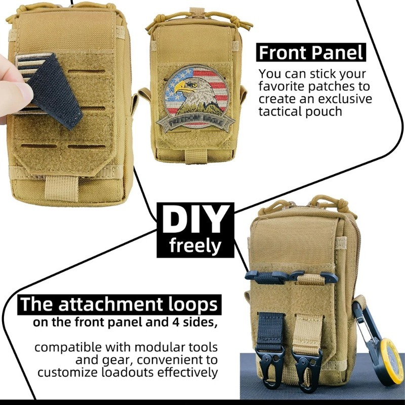 Tactical MOLLE EDC Utility Wai - огляд і ціна Edc Carry Box