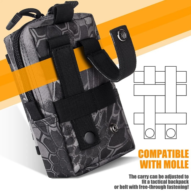 Tactical MOLLE EDC Utility Wai - огляд і ціна Edc Carry Box