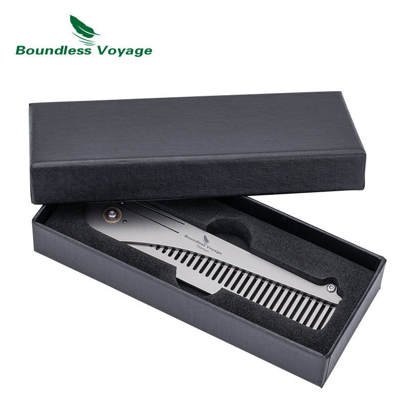 Boundless Voyage Titanium Fold - огляд і ціна Comb Pocket Titanium